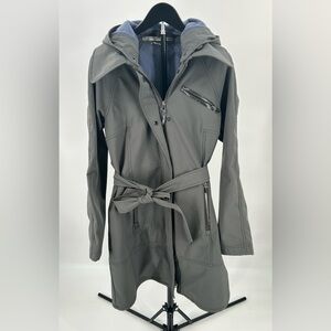 Athleta Women's Gray Belted Jacket L